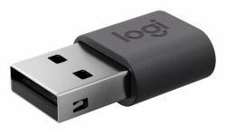 Logitech 956-000169 cable gender changer USB-C USB-A Graphite 