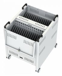 Loxit 7455-USB-C charging station organizer Freestanding White 