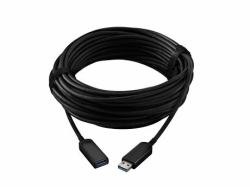 Lumens CAB-AOCU-ML USB cable USB 3.2 Gen 1 [3.1 Gen 1] 15 m USB A 10 Gbit/s Black 