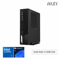 MSI Pro DP21 14M Intel Core i5 14400 [ 14th Gen Desktop CPU ], Desktop PC, DP21 14M, SFF, Mini Computer, HTPC, [16GB RAM, 512GB Storage, Windows 11 ], Intel Graphics/DDR5/HDMI/DisplayPort/LAN/WiFi 6E/BT 5.3 - DP21 14M i5 14400 FS 16GB 512GB W11P  - UK version