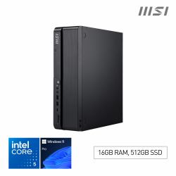 MSI Pro DP80 A14G Intel Core 5 14400, Desktop PC, DP80 A14G, SFF, Mini Computer, HTPC, [16GB RAM, 512GB Storage, Windows 11 ], Intel Graphics/DDR5/Dual HDMI/Dual LAN/WiFi 6E/BT 5.3  - UK version