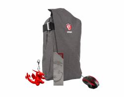 MSI Gaming Xmas Pack 2016 backpack Grey, Red 