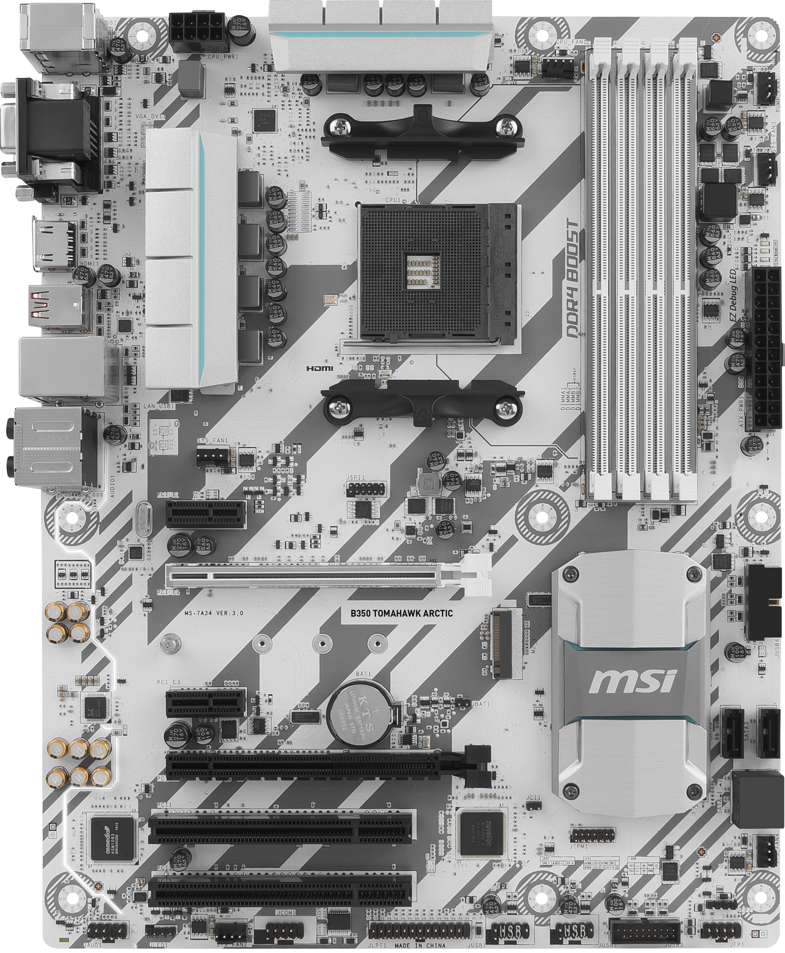 msi b350 arctic
