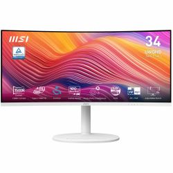 MSI Modern MD342CQPW computer monitor 86.4 cm [34"] 3440 x 1440 pixels UltraWide Quad HD White 