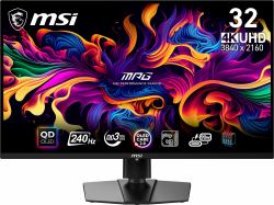 MSI MPG 321URX QD-OLED computer monitor 80 cm [31.5"] 3840 x 2160 pixels 4K Ultra HD Black 