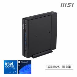 MSI Pro DP10 A14MG Intel Core i7 14700 [ 14th Gen Desktop CPU ] Desktop PC, SFF, Mini Computer, HTPC, [16GB RAM, 1TB SSD, Windows 11 ] Intel UHD Graphics/DDR5/HDMI/DP/LAN/WiFi 6E/BT 5.3 - DP10 A14MG i7 14700 FS 16GB 1TB W11P  - UK version