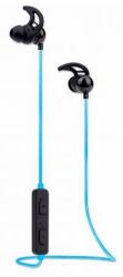Manhattan Bluetooth In-Ear Headset, Multi Coloured Cable Light, Omnidirectional Mic, Integrated Controls, Ear Hook for Secure Fit, 5 hour usage time [approx], Max Range 10m, Bluetooth v4.0, Rainproof, USB-A charging cable incl, 3 Year Warranty 