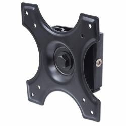 Manhattan Wall Mount for TV & Monitors [Fixed], For screens 10" to 32", VESA compatibility: 75x75mm and 100x100mm - check the dimensions of the four mounting holes on back of screen to ensure it fits, Max 15kg, Black, Bracket 