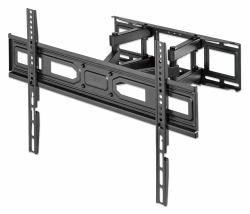 Manhattan Wall Mount for TV & Monitors [Full Motion], For screens 32" to 65", VESA compatibility: all between 100x100mm to 600x400mm - check the dimensions of the four mounting holes on back of screen to ensure it fits, Max 40kg, Black, Bracket, Lifetime Warranty 