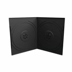 MediaRange DVD Case for 2 discs, 7mm, pocket-sized, black 
