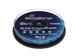 MediaRange MR507 blank Blu-Ray disc BD-R 50 GB 10 pc[s] 