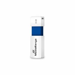 MediaRange MR971 USB flash drive 8 GB USB Type-A 2.0 Blue, White 