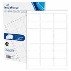MediaRange MRINK148 self-adhesive label Permanent White 1050 pc[s] 