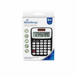 MediaRange MROS190 calculator Desktop Basic Black, White 