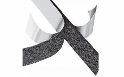 Mercodan Velcro tape with adhesive - 25m, black, Hook / Male, - 30mm, Fits part number 221513020 - Warranty: 24M