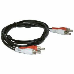 Microconnect AUDCC5 audio cable 5 m 2 x RCA Black 