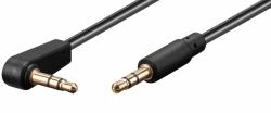 Microconnect AUDLL05A audio cable 0.5 m 3.5mm Black 