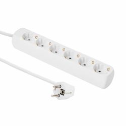 Microconnect GRU00615W power extension 1.5 m 6 AC outlet[s] White 