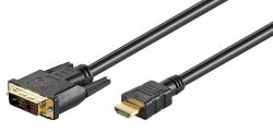Microconnect HDM191812 video cable adapter 2 m HDMI Type A [Standard] DVI-D Black 