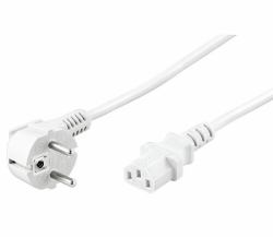 Microconnect PE010430W power cable White 3 m Power plug type E+F C13 coupler 