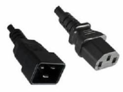 Microconnect PE030620 power cable Black 2 m C13 coupler C20 coupler 