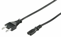 Microconnect PE030712 power cable Black 1.2 m Power plug type C C7 coupler 