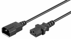 Microconnect PE040610 power extension 1 m Black 