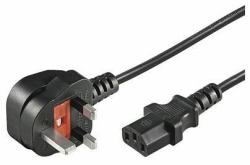 Microconnect PE090420 power cable Black 2 m Power plug type G C13 coupler 