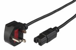 Microconnect PE090420C15 power cable Black 2 m Power plug type G C15 coupler 