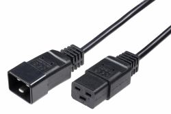 Microconnect PE141510 power cable Black 1 m C20 coupler C19 coupler 