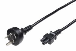 Microconnect PE150818 power cable Black 1.8 m Power plug type I C5 coupler 