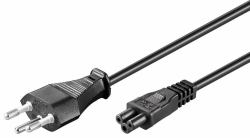 Microconnect PE160818 power cable Black 1.8 m Power plug type J C5 coupler 