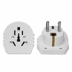Microconnect PETRAVEL15 power plug adapter Universal White 