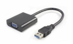 Microconnect USB3.0VGA USB graphics adapter 1920 x 1080 pixels Black 