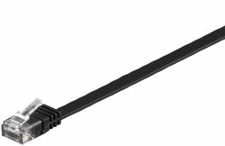 Microconnect V-UTP601S-FLAT networking cable Black 1 m Cat6 U/UTP [UTP] 