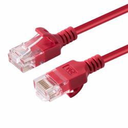 Microconnect V-UTP6A015R-SLIM networking cable Red 1.5 m Cat6a U/UTP [UTP] 