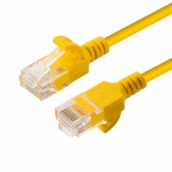 Microconnect V-UTP6A03Y-SLIM networking cable Yellow 3 m Cat6a U/UTP [UTP] 