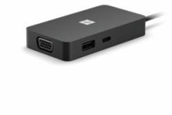 Microsoft Surface USB-C Travel Hub Wired USB 3.2 Gen 2 [3.1 Gen 2] Type-C Black 