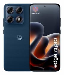 Motorola edge 70 pro 17.2 cm [6.78"] Dual SIM Android 16.0 5G USB Type-C 8 GB 256 GB 6500 mAh Dark Blue 