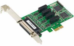 Moxa 4 ports RS422/485 PCIe, Low Pr - Incl. DB25 cable - Warranty: 24M