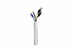 Multibrackets M Universal Cable Sock Self Wrapping 25mm Silver 25m-L 