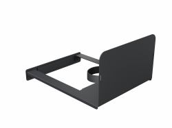 Multibrackets M Motorized Public Floorstand - Side Shelf Mediaholder 