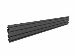 Multibrackets M Pro Series - Single Screen Rail 100cm Black 