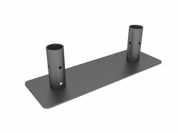 Multibrackets M Pro Series - Bolt Down Dual Pole Plate 