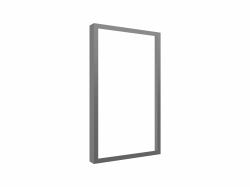 Multibrackets M Pro Series - Enclosure 50" High Brightness Frame Black 