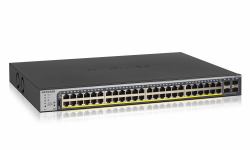 NETGEAR GS752TP Managed L2/L3/L4 Gigabit Ethernet [10/100/1000] Power over Ethernet [PoE] 1U Black 
