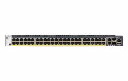 NETGEAR M4300-52G-PoE+ 550W PSU Managed L2/L3/L4 Gigabit Ethernet [10/100/1000] Power over Ethernet [PoE] 1U Black 