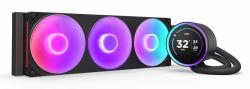NZXT Kraken Elite 420 RGB Processor All-in-one liquid cooler 14 cm Black 1 pc[s] 