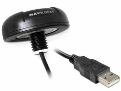 Navilock NL-8004U GPS receiver module USB Black 