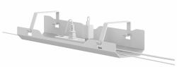 Neomounts ADS07-122WH Cable tray - screw-mounted - universal 